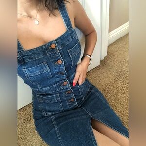 Madewell Classic Indigo / Blue Denim Dress